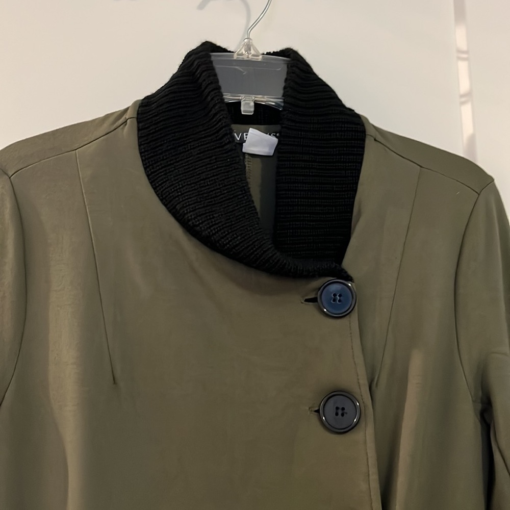 Asymmetrical Button Front Jacket - Picture 4 of 7
